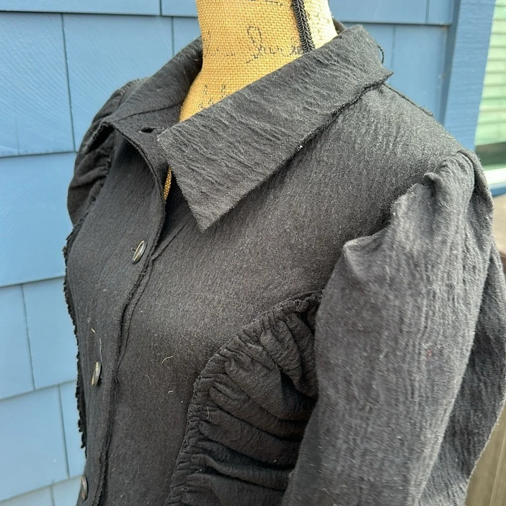 🖤🖤🖤Elywood black jacket blazer witchy emo couture medium Spin Doctor